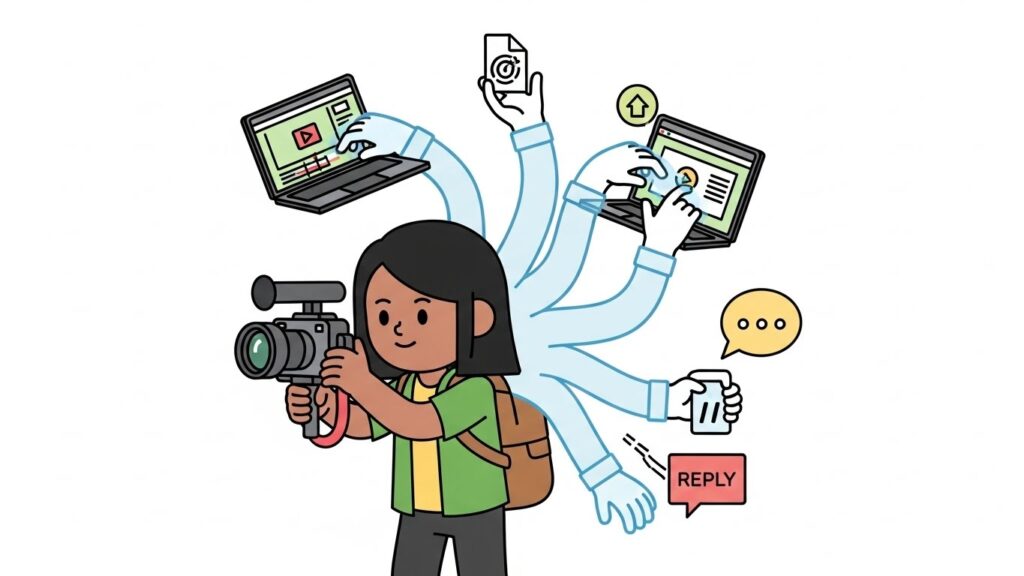 1인 기업이 '성실함'의 함정에서 탈출하는 법 - 실전 사례: 콘텐츠 크리에이터의 '운영 레버리지'