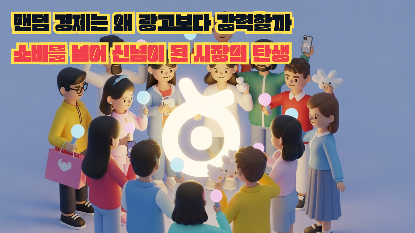 팬덤 경제는 왜 광고보다 강력할까: 소비를 넘어 신념이 된 시장의 탄생